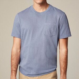 J. Crew BW379 Purple Vintage Jersey Pocket Crewneck T-shirt size M NWT